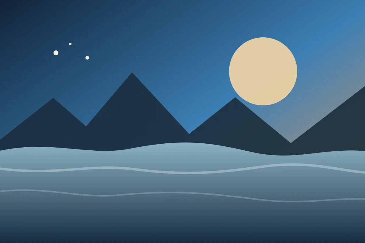 Clean original landscape before quality loss